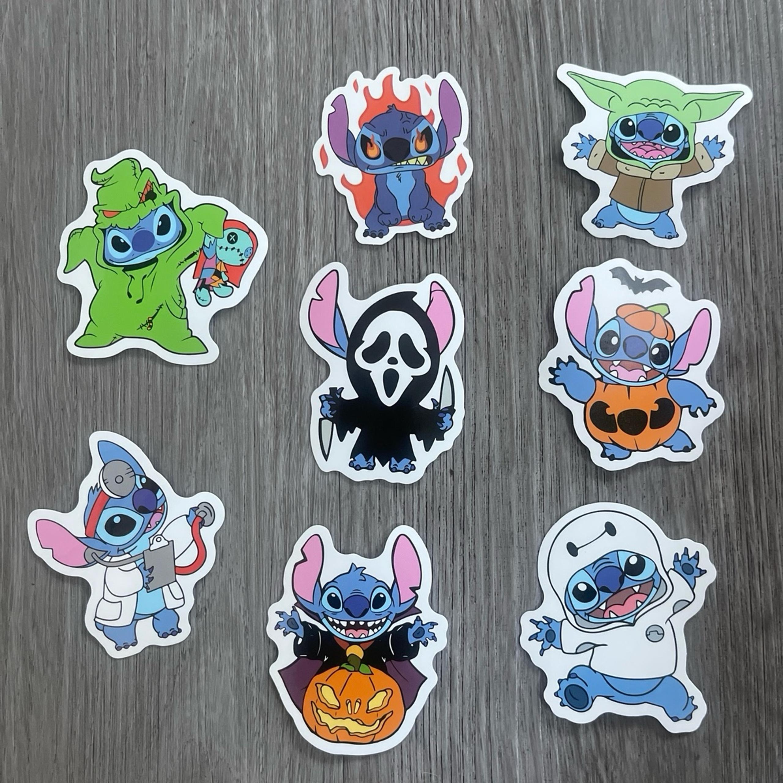 Disney Stitch Halloween Stickers