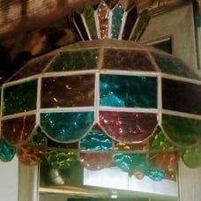 Stained glass light
