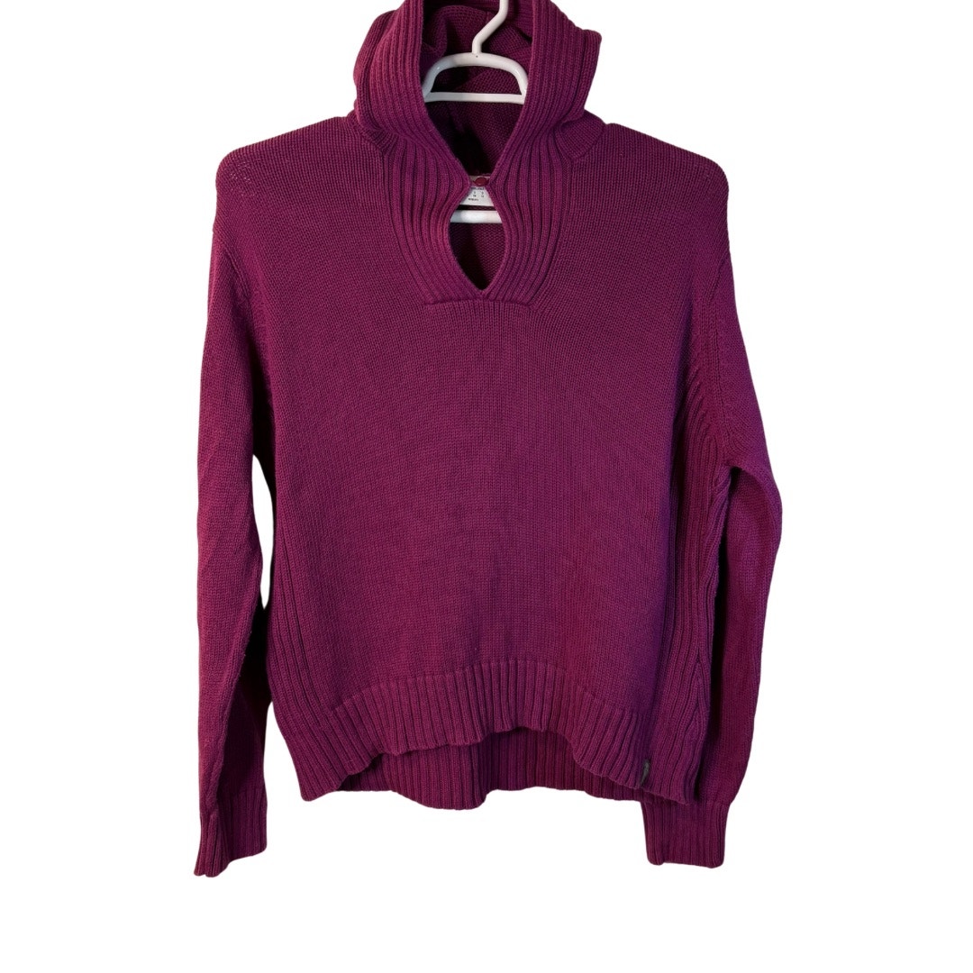 Columbia Women’s Vintage Purple Embroidered Knit Hoodie Size 1X