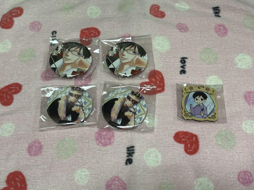 Ouran High School Host Club - Manpuku Gacha - Lottery - Can Badge Bonus - Kyouya Ootori