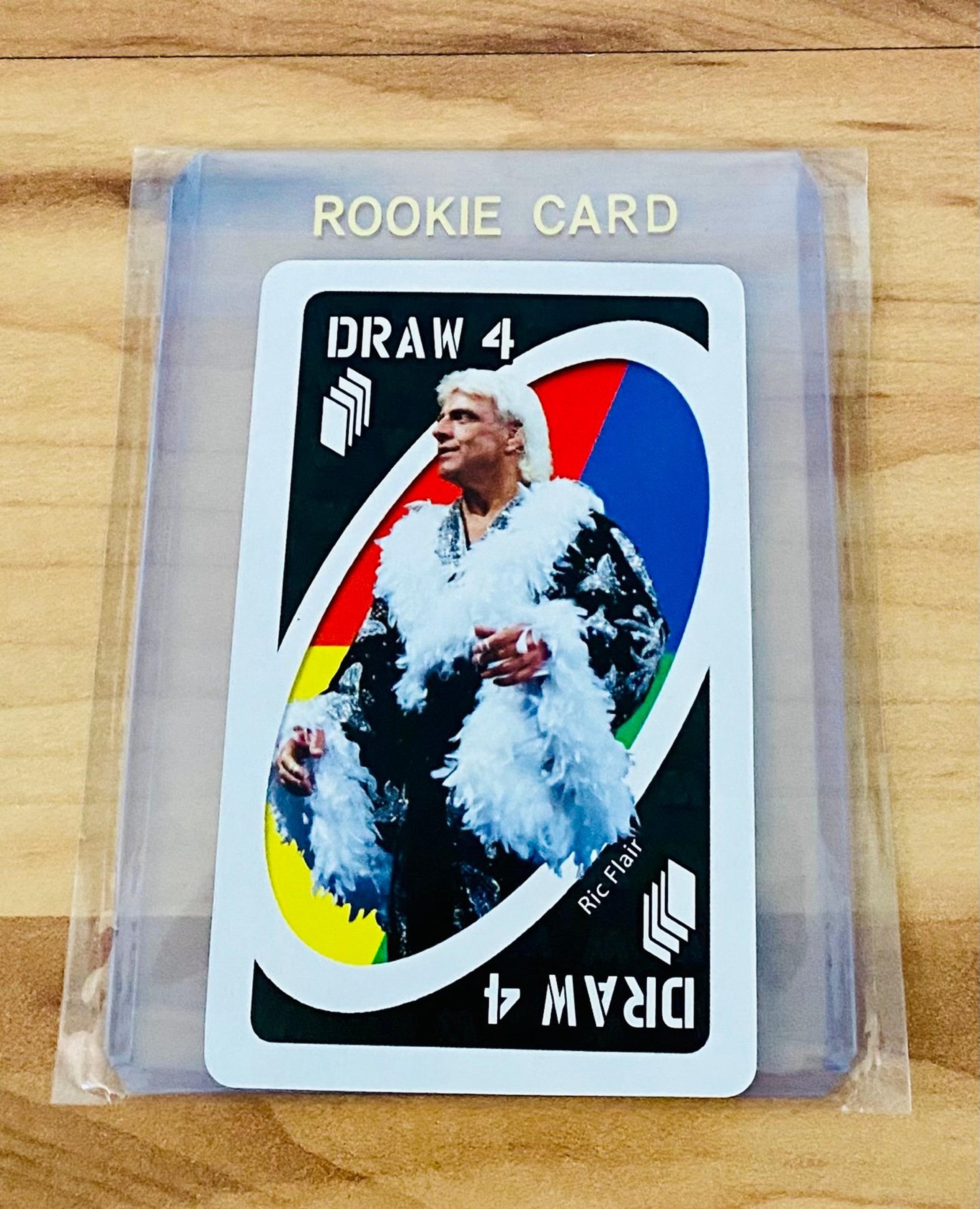 Ric Flair WWE Legends Card 2006 Mattel Draw 4 WWF WCW Rare NEW Mint