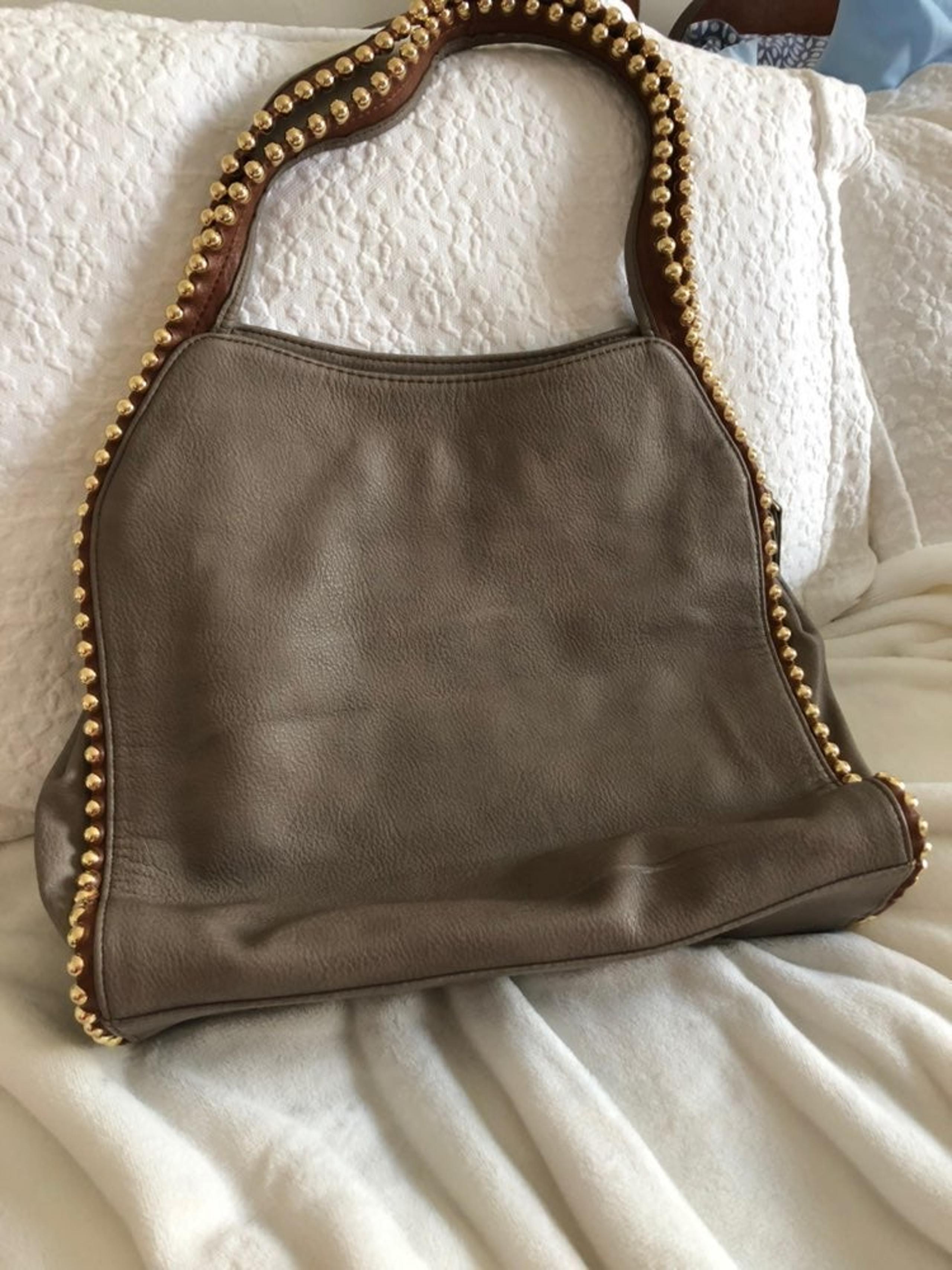 Big Buddha Gray Handbag