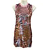 ZARA pink large Sequins mini dress size small