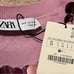 ZARA pink large Sequins mini dress size small
