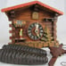 VINTAGE cuckoo clock GERMANY Black Forest 1970's GM ANGEM chalet