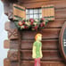 VINTAGE cuckoo clock GERMANY Black Forest 1970's GM ANGEM chalet