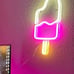 White & Pink IceCream Popsicle‘ Wall Sign