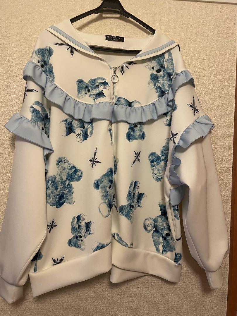 Travass Tokyo Sailor Collar Frill Jersey Blouson