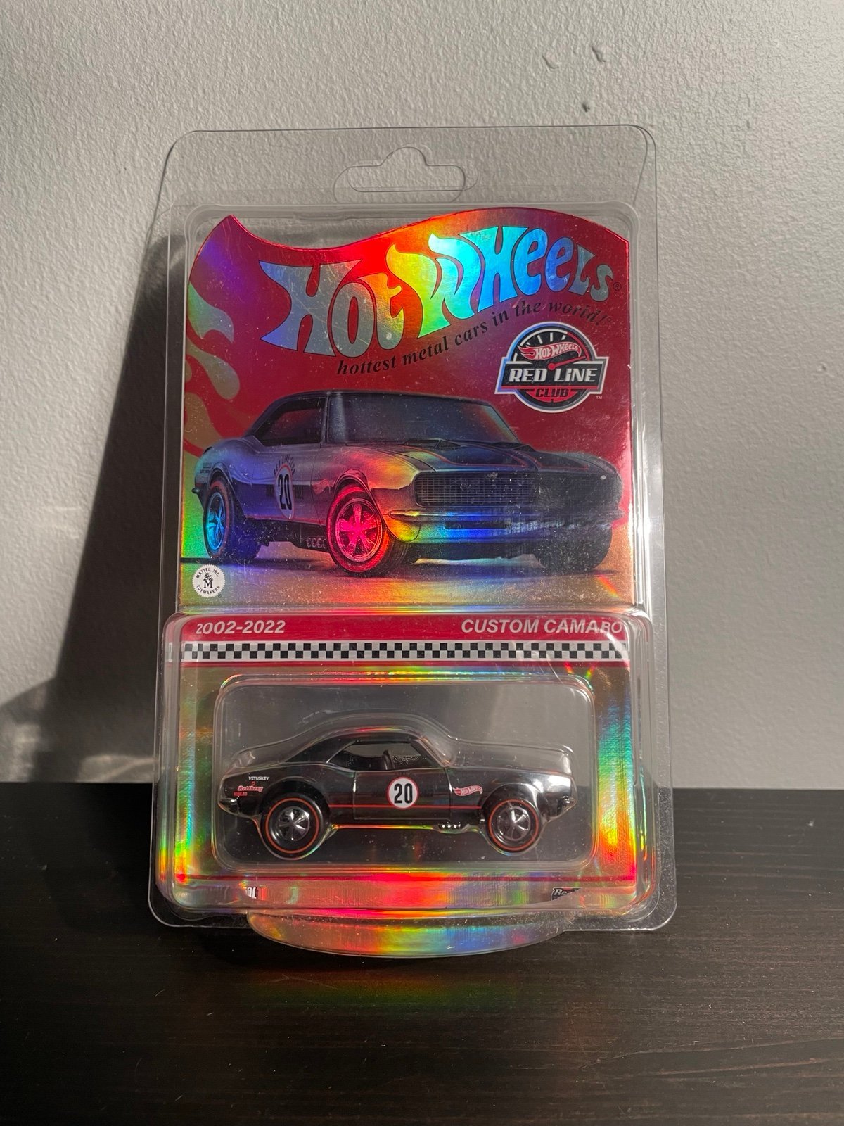 RLC EXCLUSIVE CUSTOM CAMARO® - RLC 20th ANNIVERSARY HOLO FOIL CHASE