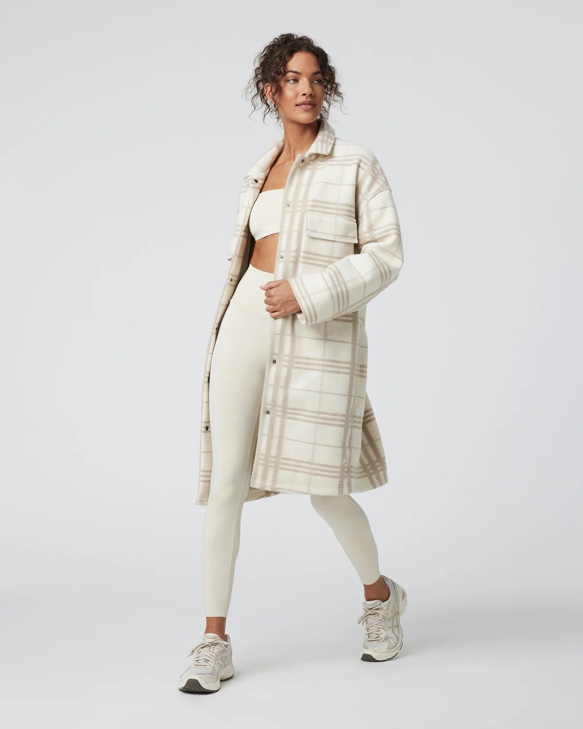 NEW Vuori Ballard Coat in Eggshell, XS
