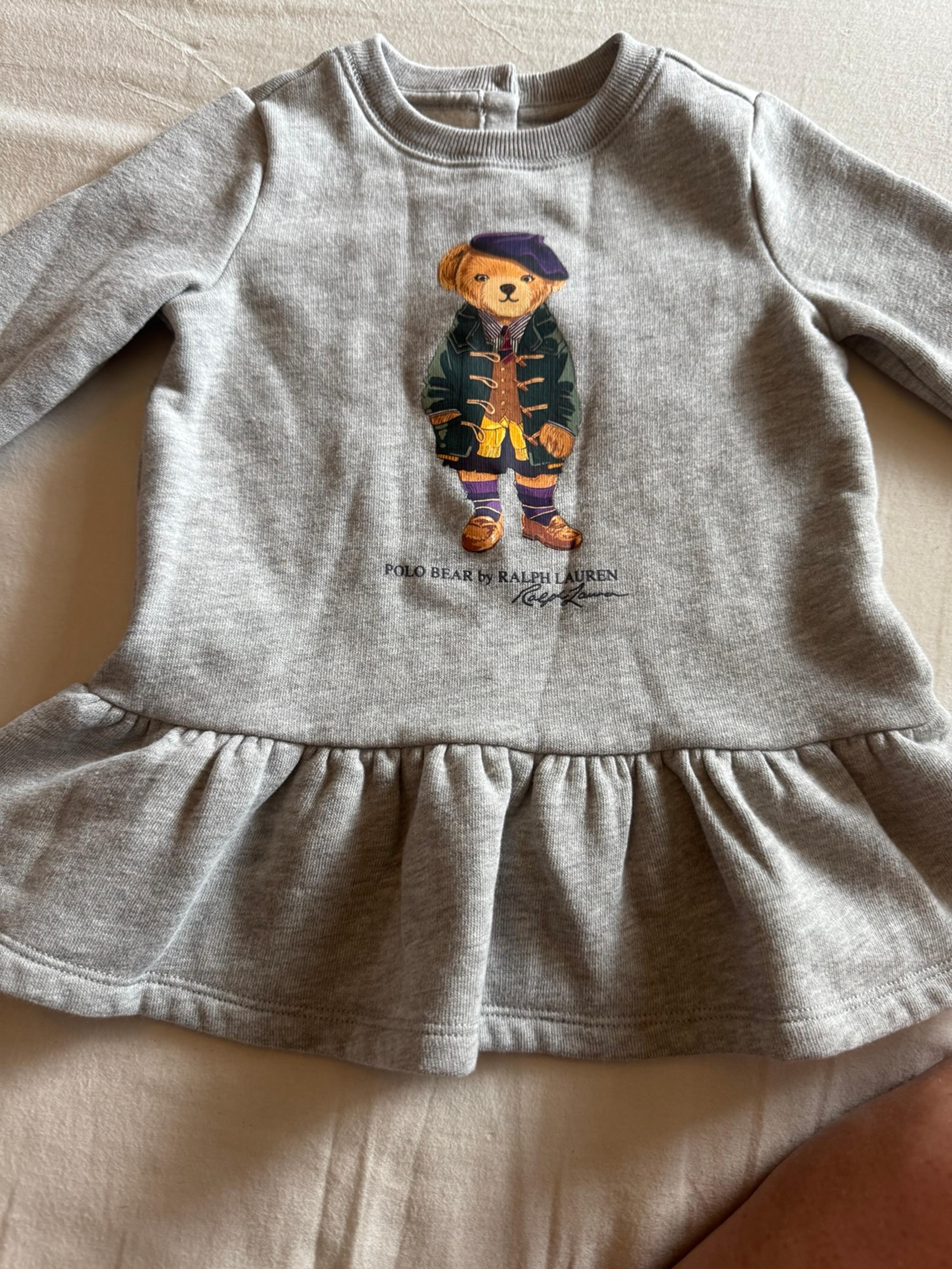 NWOT POLO RALPH LAUREN POLO BEAR GREY SIZE 24 Months