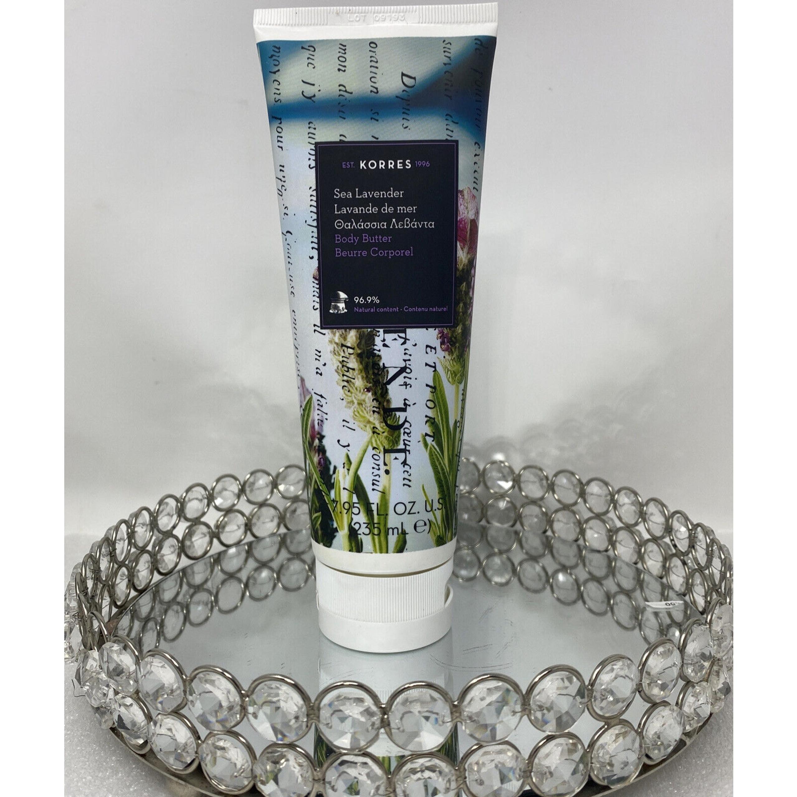 KORRES Sea Lavender Body Butter SEALED Large All Natural 7.95 fl.oz