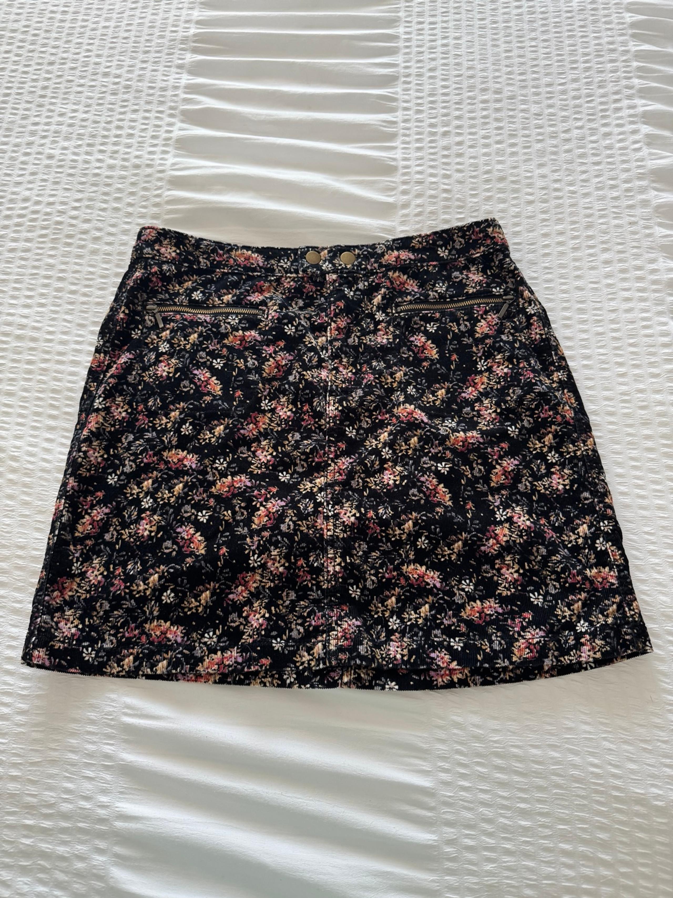 Mossimo Supply Co Pink and Black A-Line Mini Skirt