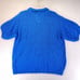 Vintage PERSPECTIVE Womens XXL Plus Blue Sweater Boucle Popcorn Knit Top Button