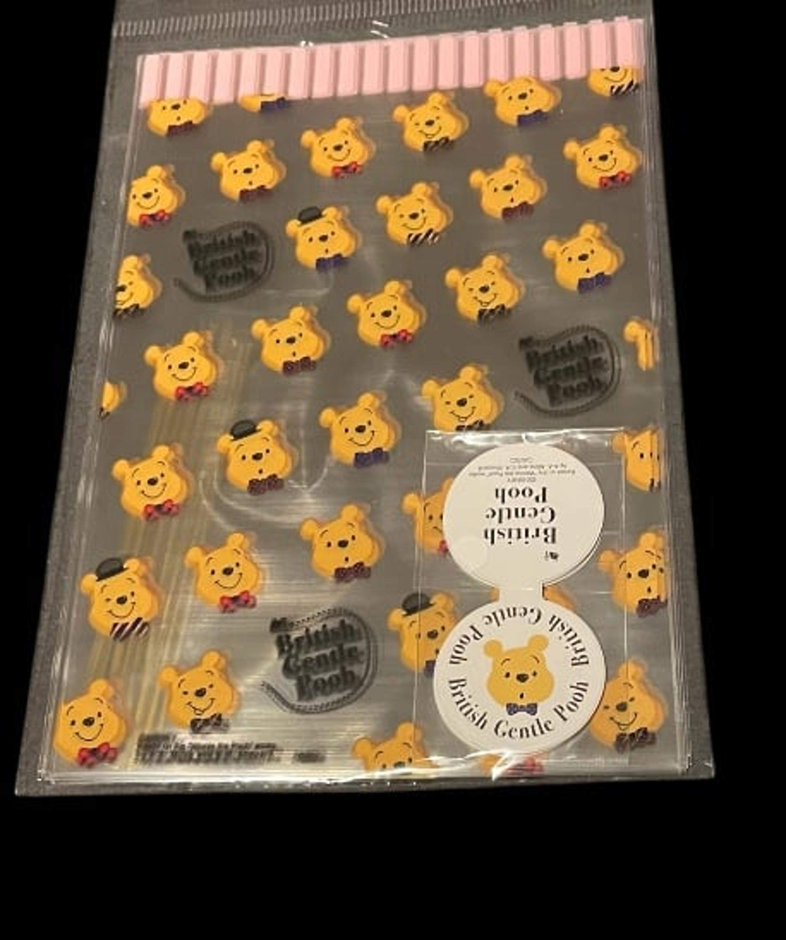 Kawaii Japan Disney Winnie the Pooh Clear Plastic Bags
