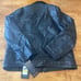 Tommy Hilfiger Men's Faux Leather Laydown Collar Jacket Black Medium NWT 195