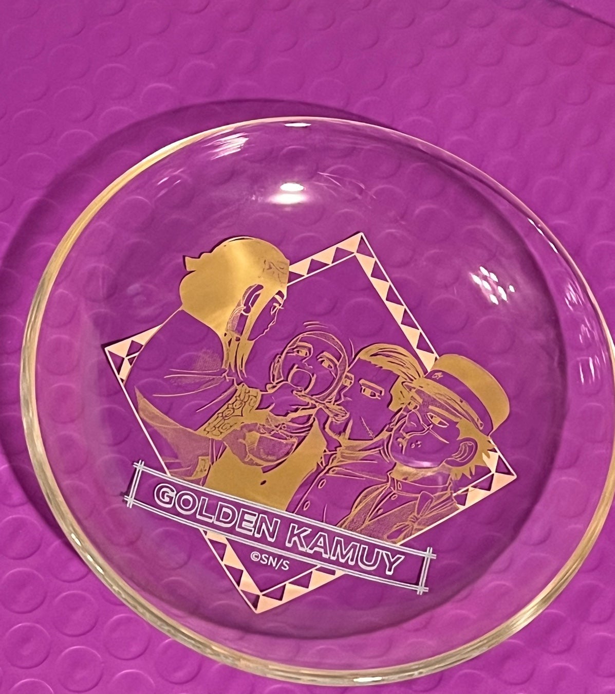 Jump shop golden kamuy glass mini plate