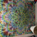 Tie dye tapestry