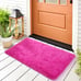 Fluffy Bedroom Rug Plush Fuzzy Rugs for Kids Room 2x3 Feet, Hot Pink