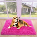 Fluffy Bedroom Rug Plush Fuzzy Rugs for Kids Room 2x3 Feet, Hot Pink