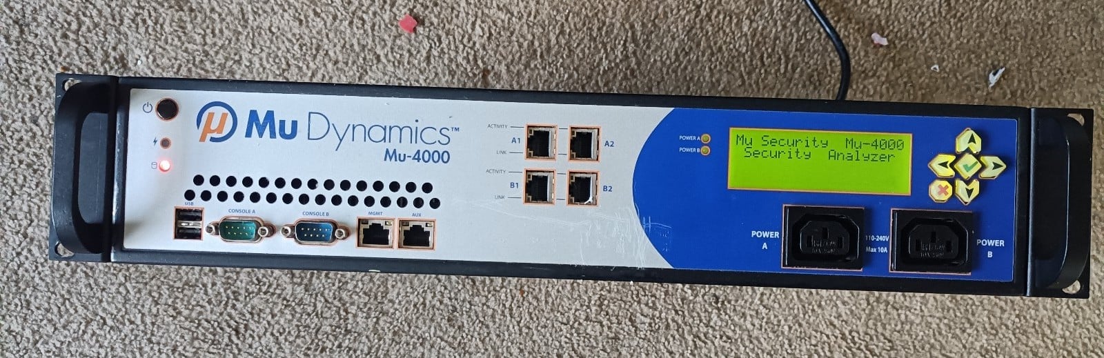 Mu Dynamics MU-4000 Security Analyzer