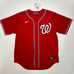 Washington Nationals Official Nike MLB Baseball Game Jersey Red Men’s Large 115