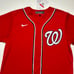 Washington Nationals Official Nike MLB Baseball Game Jersey Red Men’s Large 115