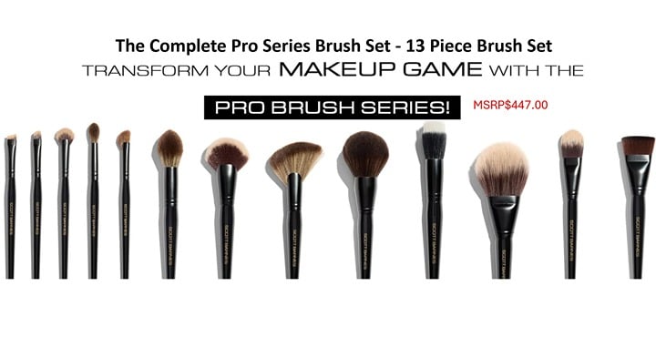 The Complete Scott Barnes Pro Series Brush Set - 13 Piece Brush Set