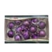 Set Of 12 Vintage KREBS Elegant Glass Purple 2.5” Glass Ball Christmas Ornament