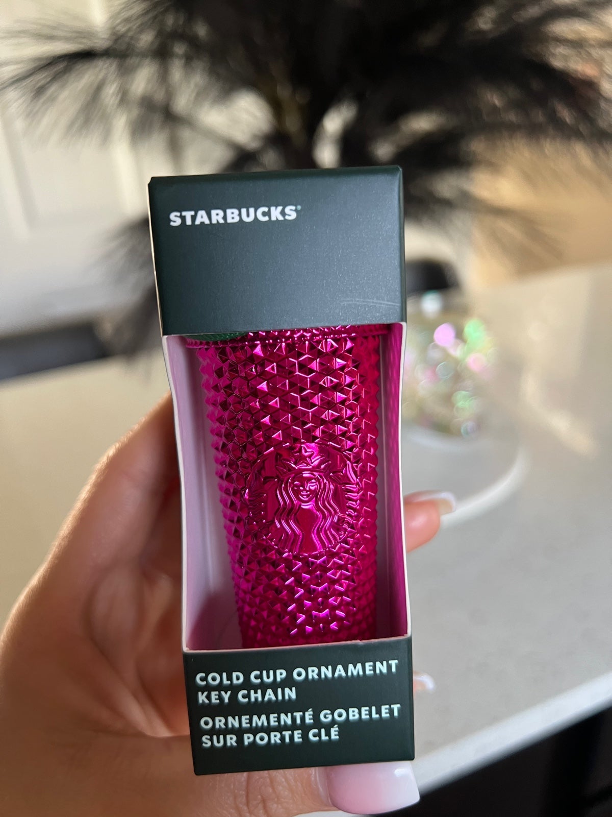 Starbucks Keychain- Sangria Pink New Edition