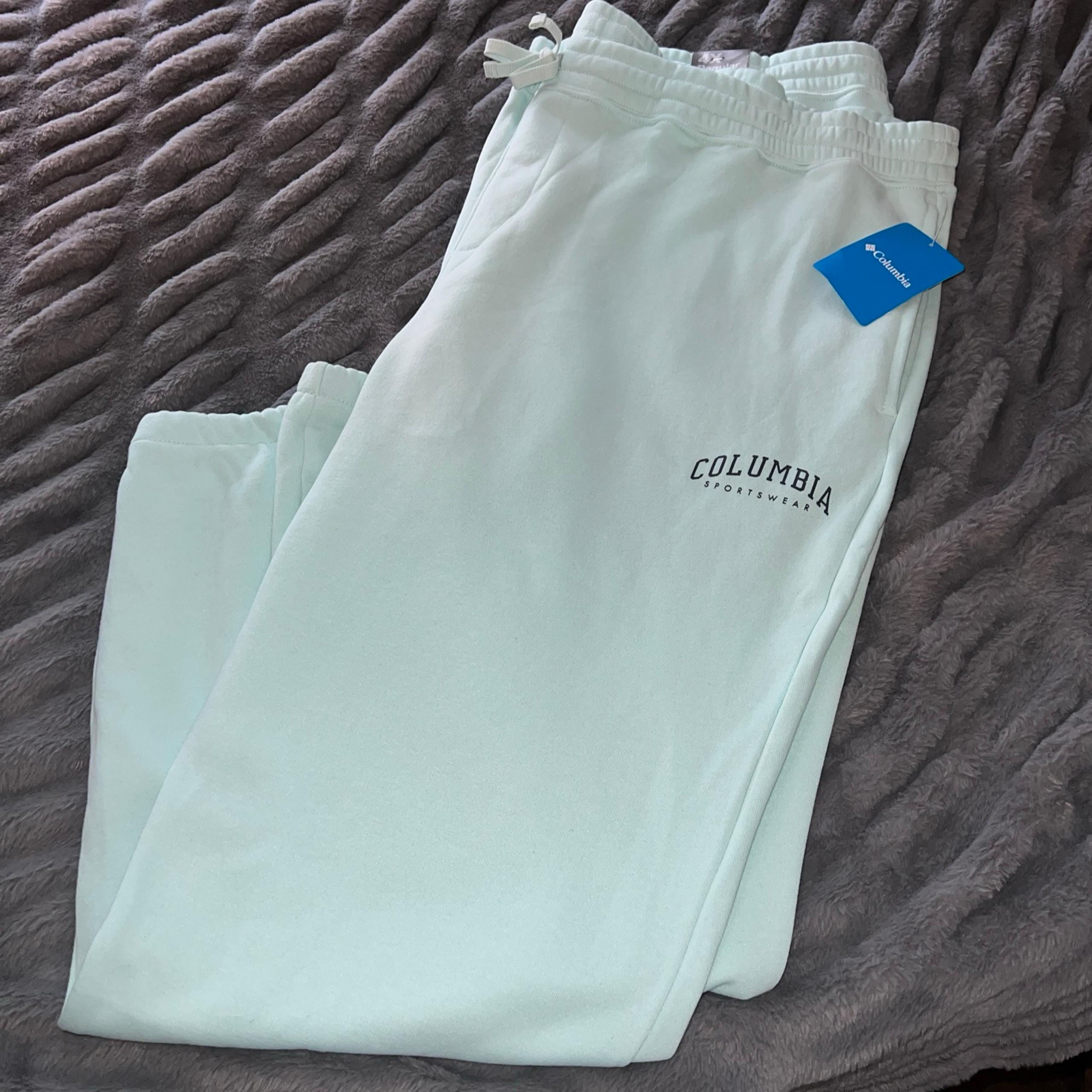 Mens Columbia sweatpants 4xl baby blue regular fit New with tags