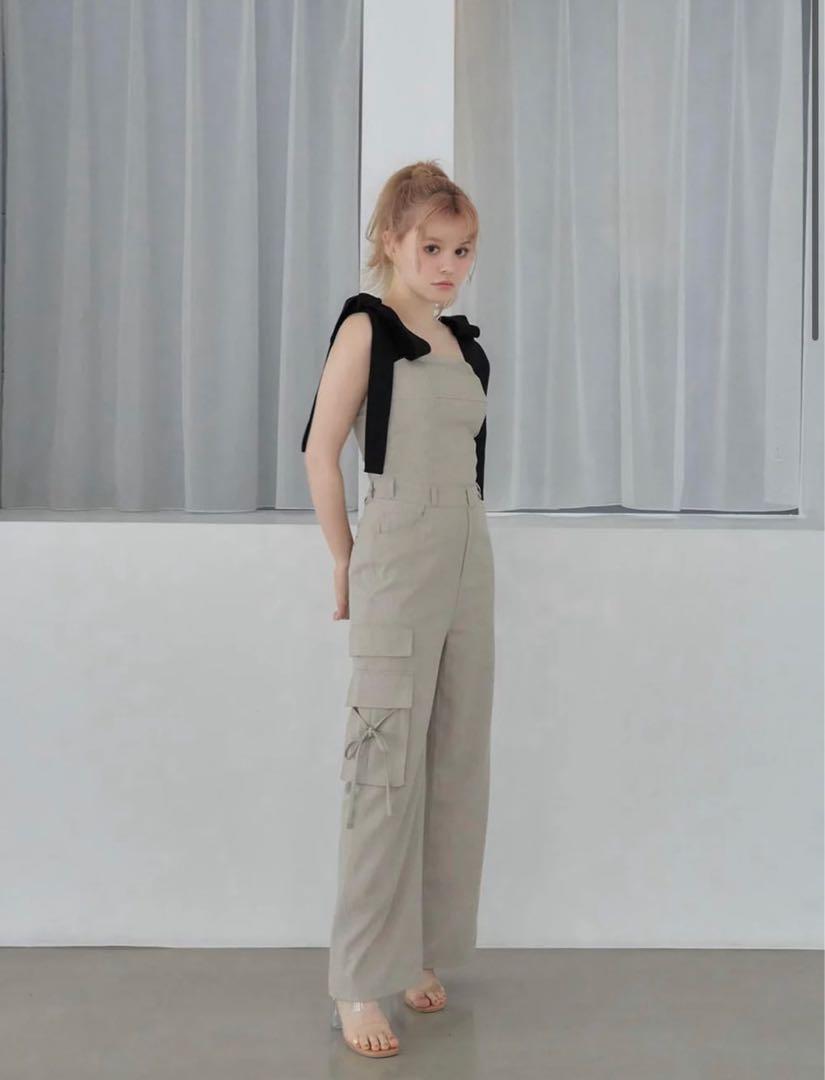全国どこでも送料無料！ andmary Overalls allinone ribbon Nicola ジャケット・アウター