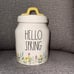 Rae Dunn HELLO SRING baby floral canister