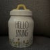 Rae Dunn HELLO SRING baby floral canister