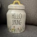 Rae Dunn HELLO SRING baby floral canister