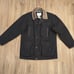 Rare ORVIS Wool Leather Trim Hunting Jacket Distressed Collar Elbow Patches