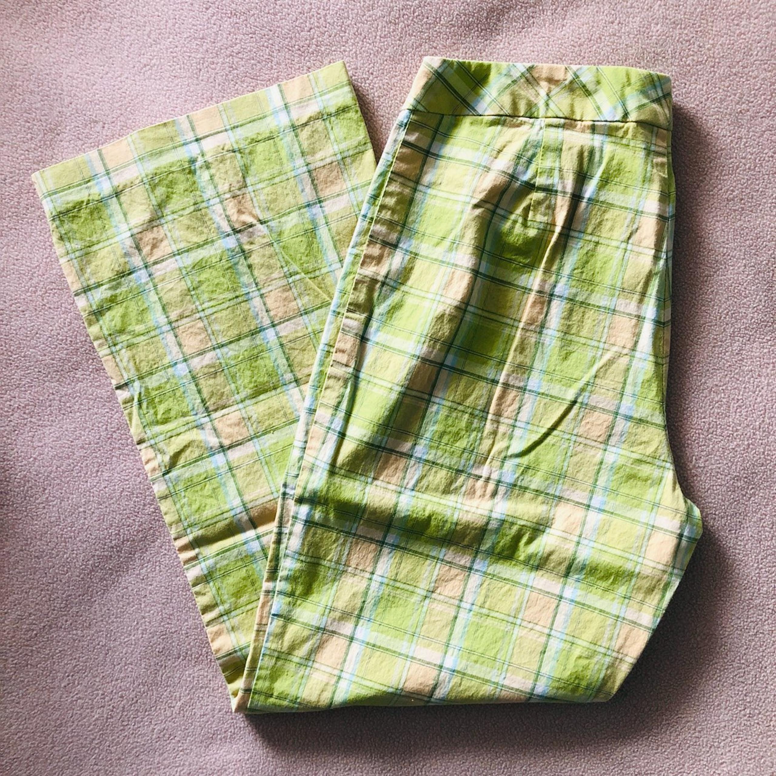 Vintage Rampage plaid cropped pants