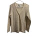 Pallas Original Hand Loomed 100% Pure Irish Linen Cream Sweater L