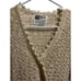Pallas Original Hand Loomed 100% Pure Irish Linen Cream Sweater L