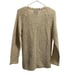 Pallas Original Hand Loomed 100% Pure Irish Linen Cream Sweater L
