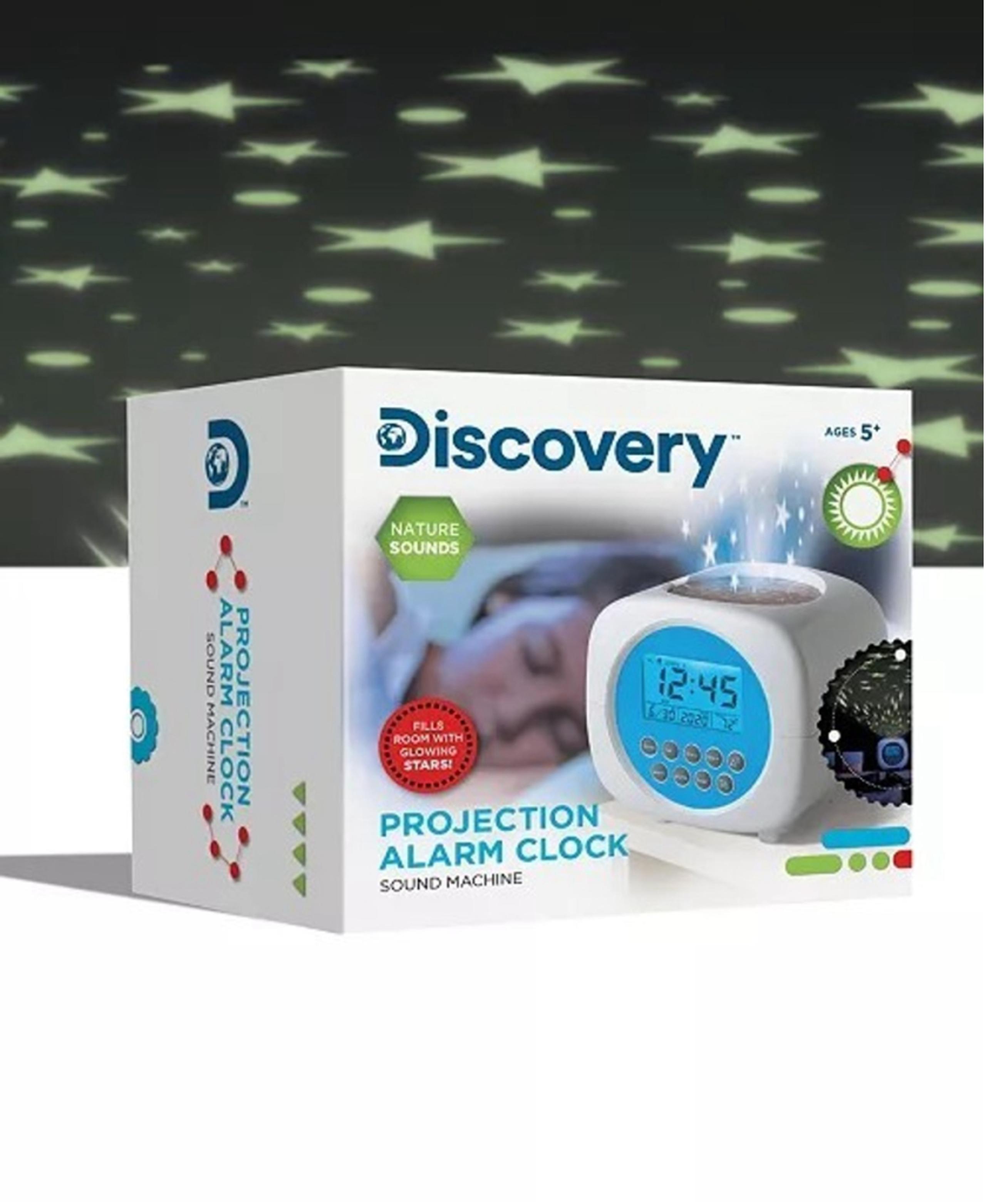 Moon & Stars Celling Projection Alarm Clock & Sound - Night Stars Projector