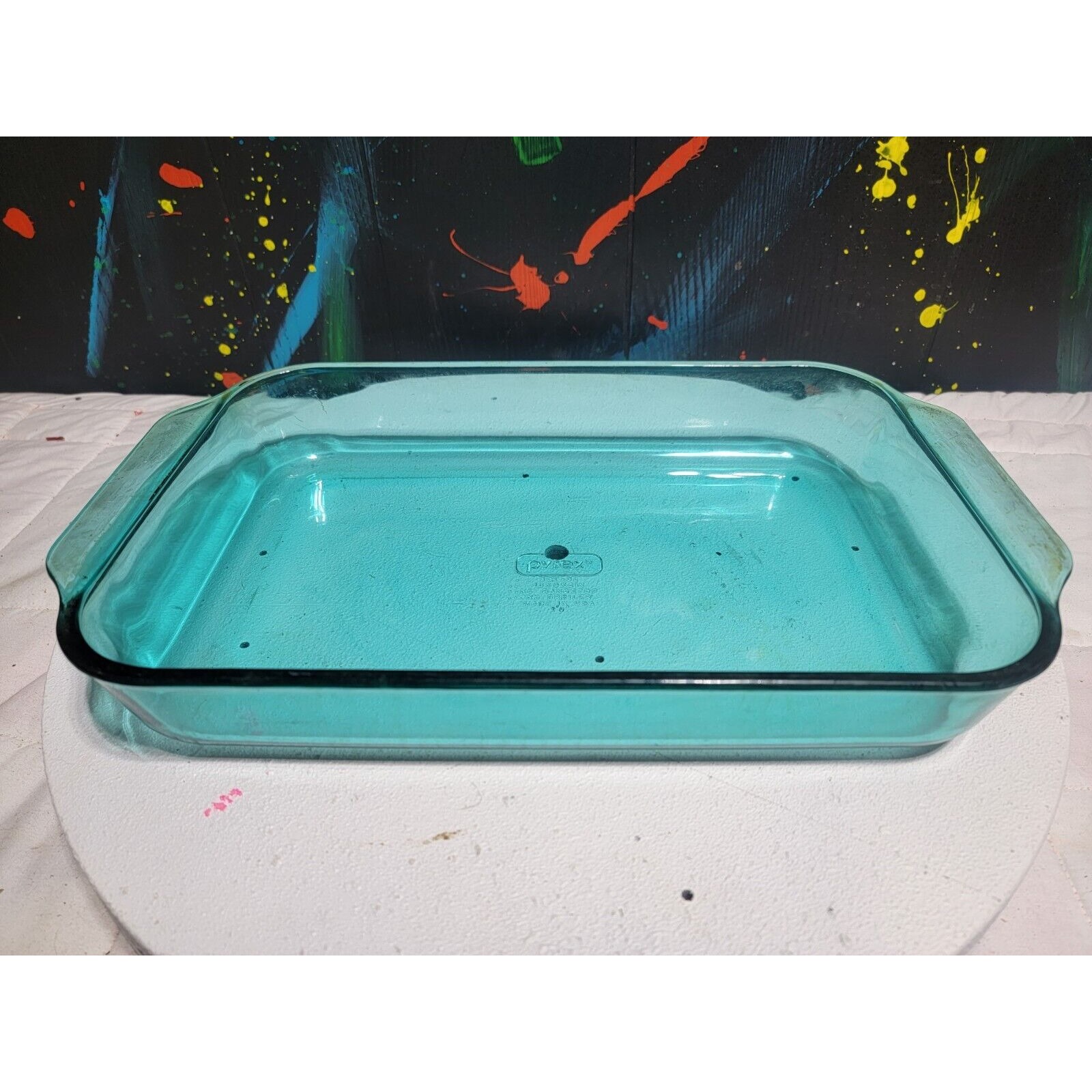 PYREX Teal Baking Dish 13 X 9 X 2 3-QT 3-L #18