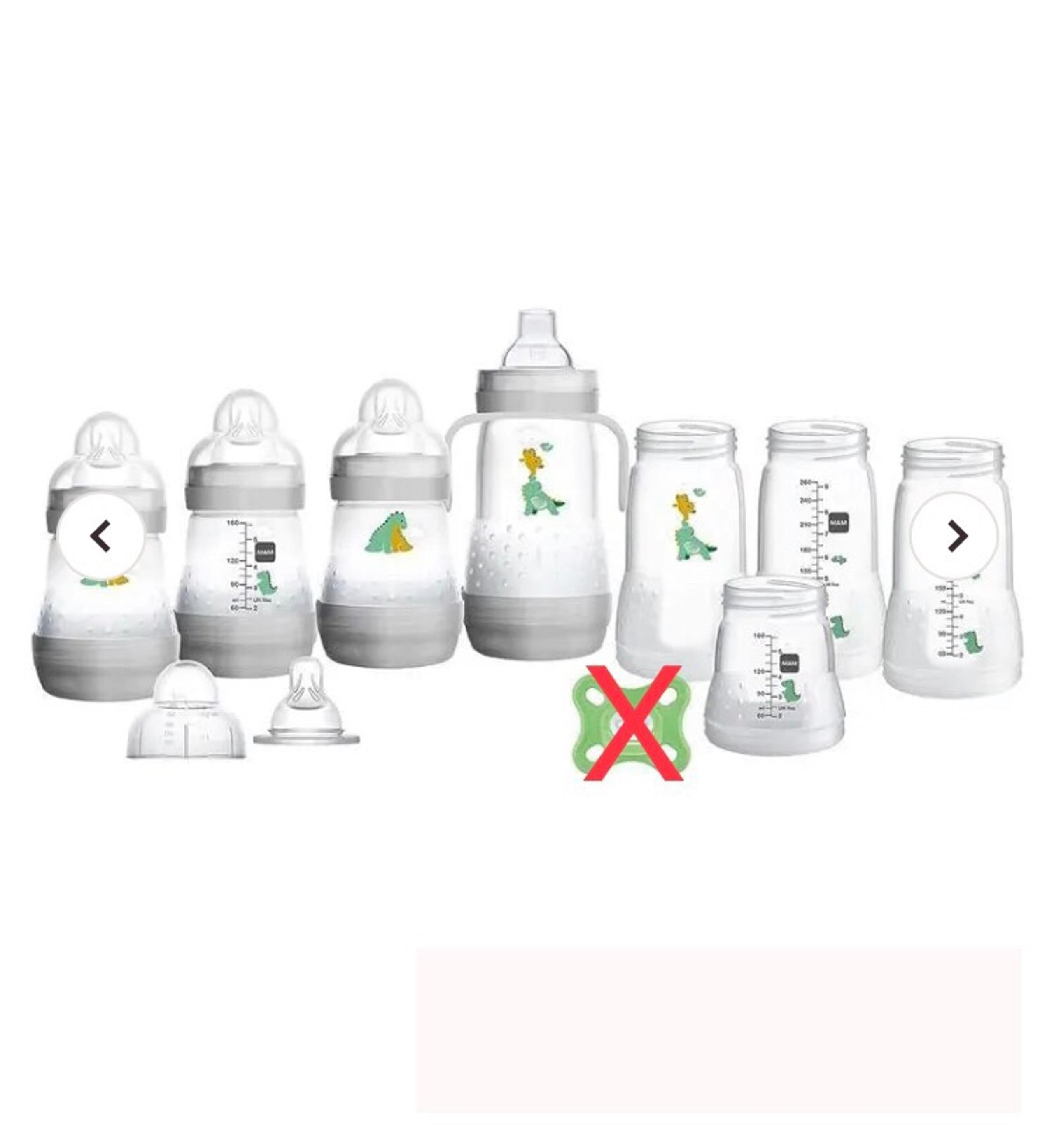 MAM bottle set and Dr Browns sippy cups