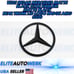 W221 SEDAN Mercedes Matte Black Star Emblem Rear Trunk Lid Logo Badge AMG S550