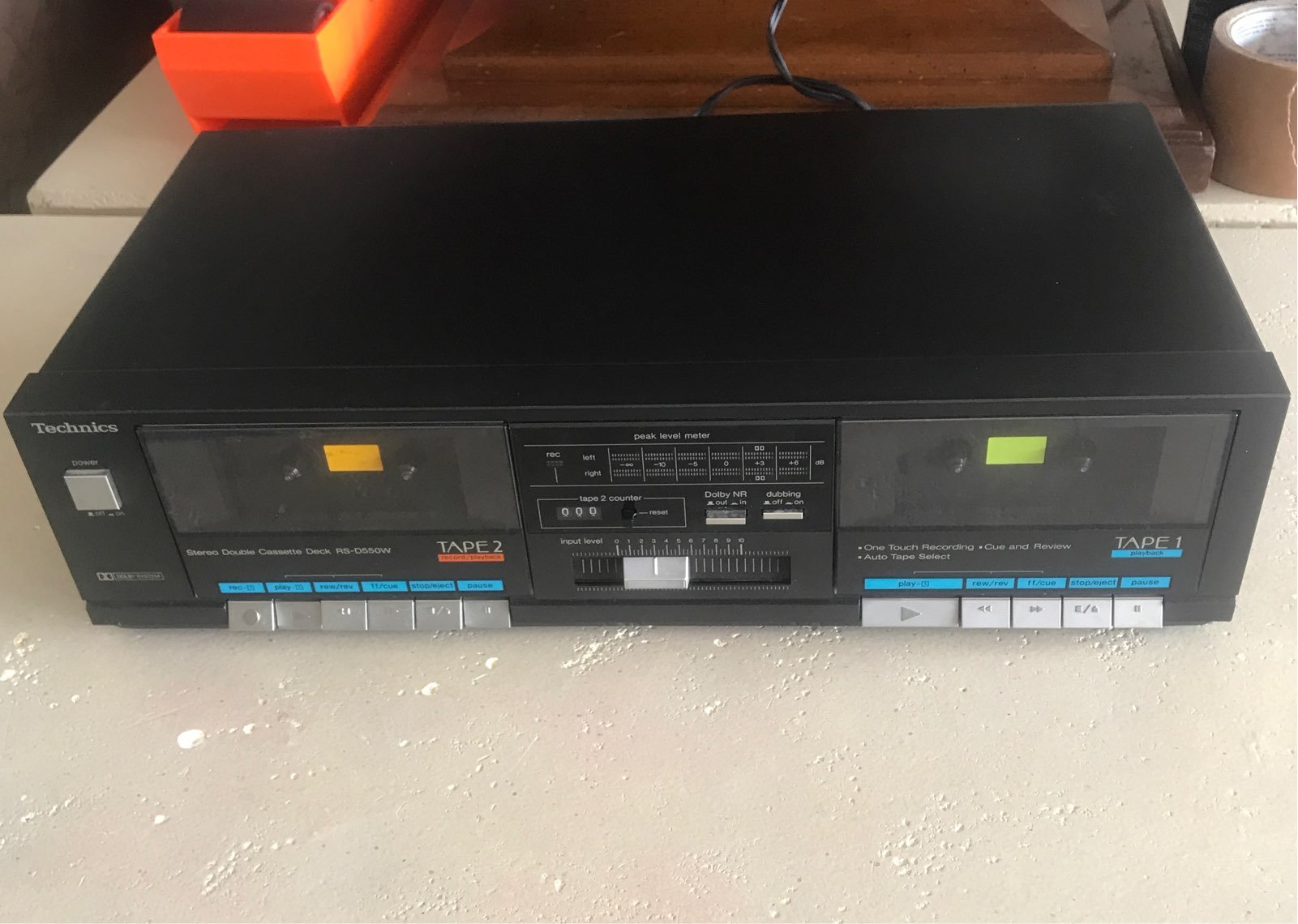 Technics RS-D550W-KM Dual Cassette Deck