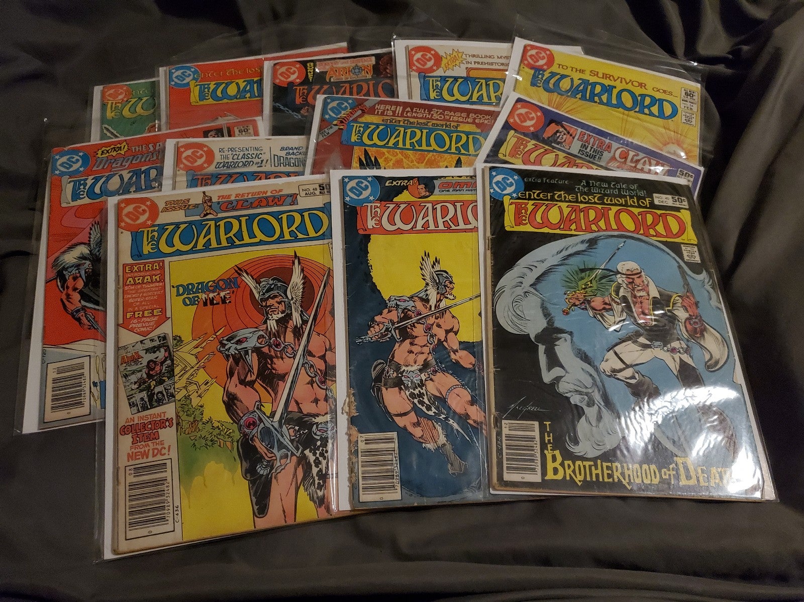 Lot of Vintage DC The Warlord comics