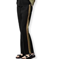 Zadig Voltaire Poeme Permanent Pant Black Side Striped Pull-on Casual Sz 0