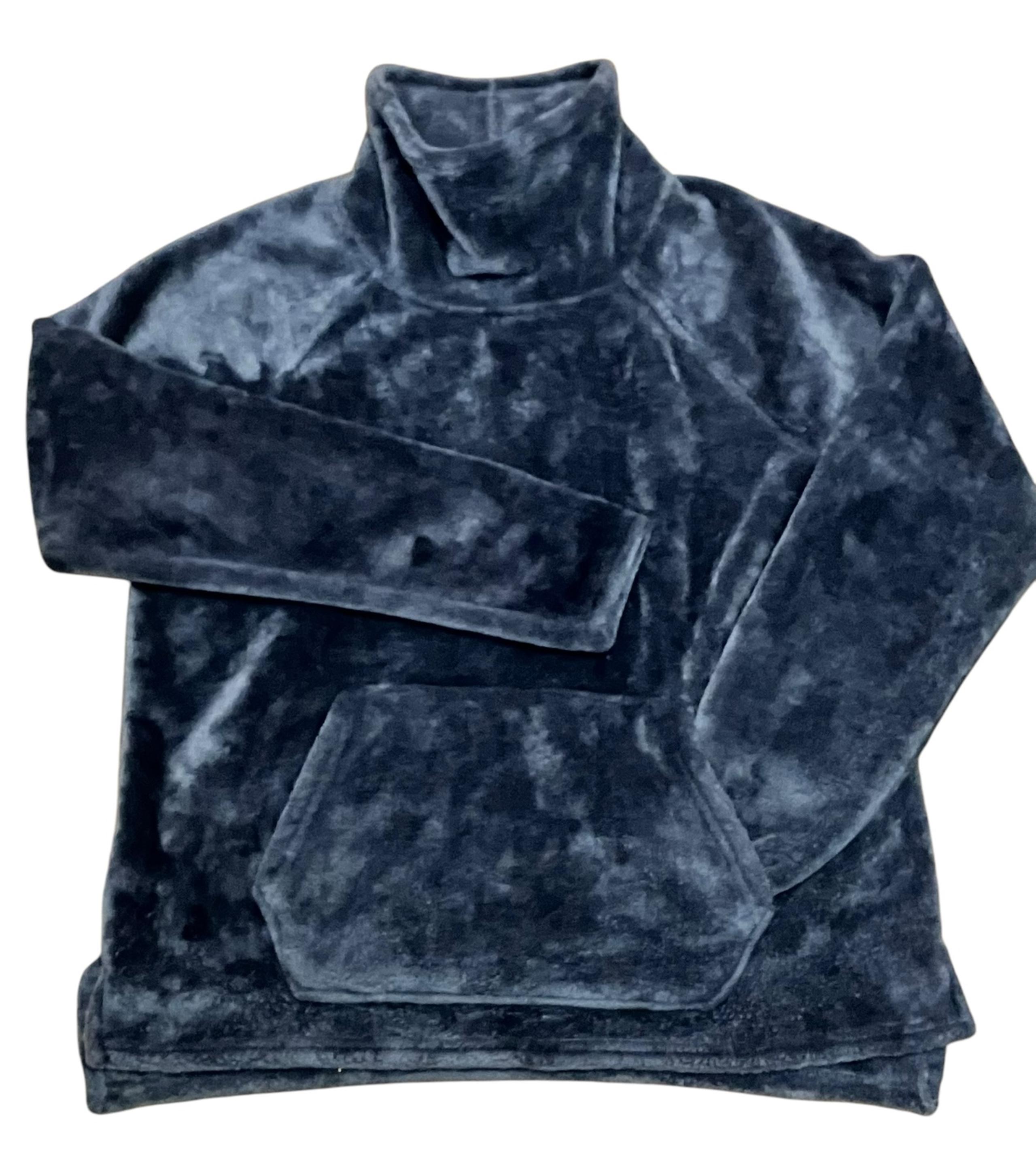 CHAMPION Gray Super Soft Polyester Pullover  Cowl Neck Sweatshirt  Womens Size M