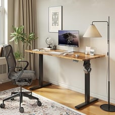 Electric Standing Desk, 48 x 24 Inches Height Adjustable Desk