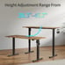 Electric Standing Desk, 48 x 24 Inches Height Adjustable Desk